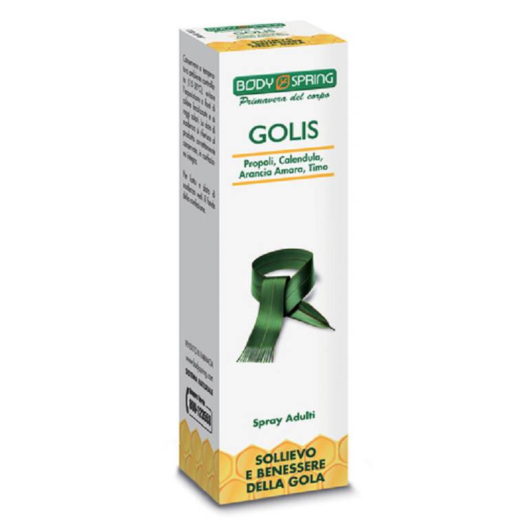 BODY SPRING GOLIS SPRAY ADULTI