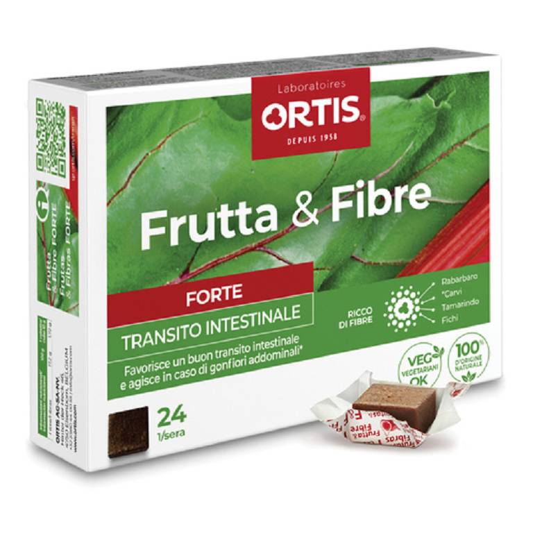 FRUTTA & FIBRE FORTE 24CUBETTI