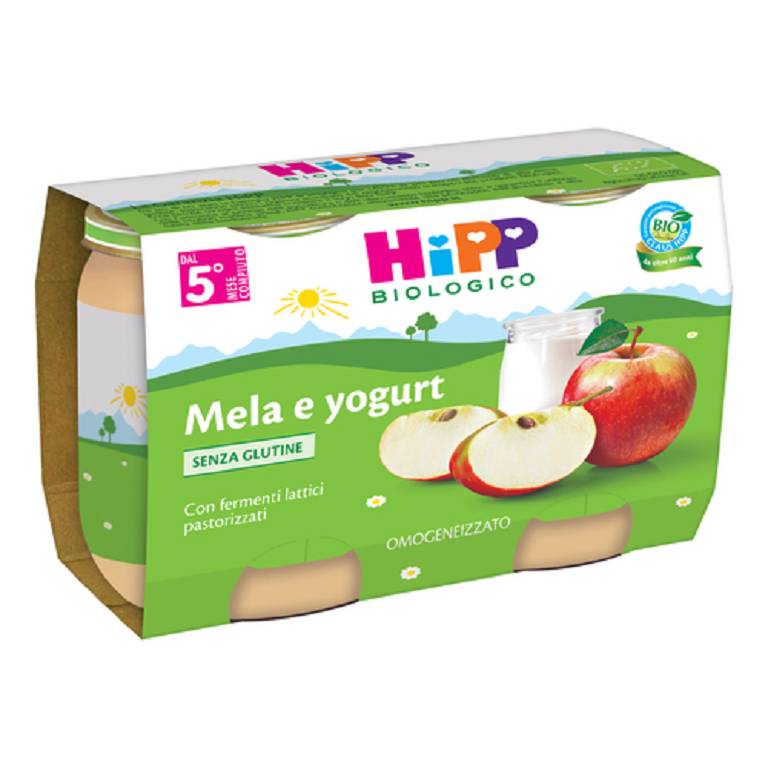 HIPP BIO OMOG MELA/YOGURT2X125