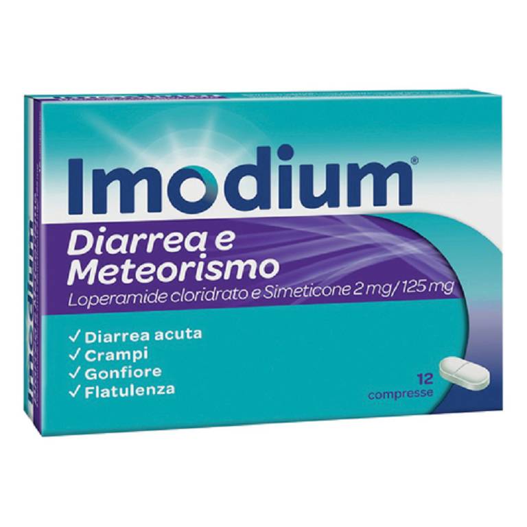 IMODIUM DIARREA E METEOR*12CPR