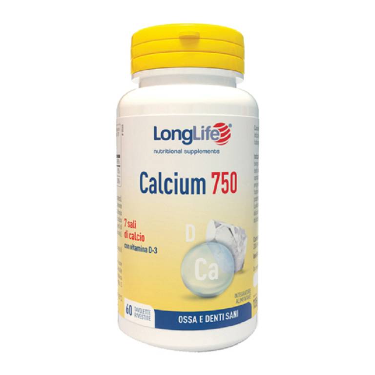 LONGLIFE CALCIUM 750MG 60TAV