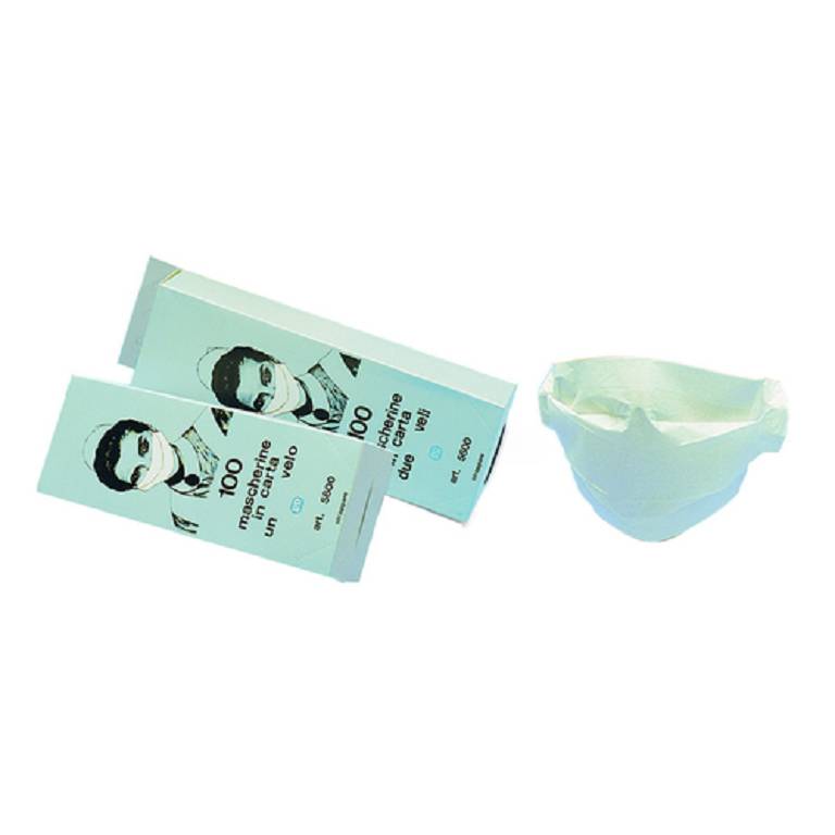 MASCHERA CARTA 1VELO MON 100PZ